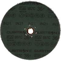 Disque en fibre 987C Cubitron II, C&eacute;ramique, 36+, 4-1/2" Dia Cam Industrial