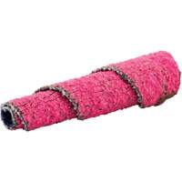 R928 Tapered Spiral Roll, 80 Grit, 3/8" Dia., Ceramic Alumina, 1-1/2" L, 1/8" Arbor Cam Industrial