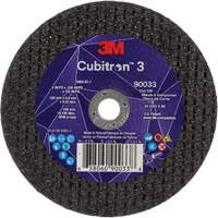 Meule &agrave; tronçonner Cubitron 3, 4" x 0,035", Arbre de 3/8", Type T1, C&eacute;ramique, 21000 Tr/min Cam Industrial