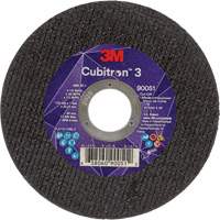 Meule &agrave; tronçonner Cubitron 3, 4-1/2" x 0,04", Arbre de 7/8", Type T1, C&eacute;ramique, 13 300 Tr/min Cam Industrial