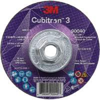 Cubitron 3 Cut-Off Wheel, 4-1/2" x 0.045", 5/8"-11 Arbor, Type T27, Ceramic, 13300 RPM Cam Industrial
