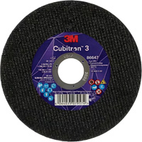 Disque de coupe Cubitron 3, 5" x 9/32", Arbre de 3/8", Type 41 Cam Industrial