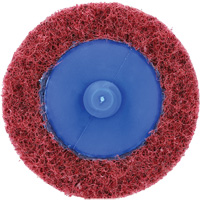 Disque de pr&eacute;paration de surface non tiss&eacute; &agrave; rechange rapide Bear-Tex Vortex, 2" dia., Grain Moyen, Oxyde d'aluminium Cam Industrial
