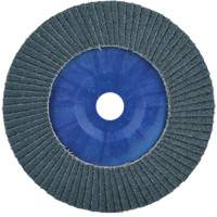 Disque &agrave; lamelles &agrave; garnissage rapide BueFire, 7" x 7/8", Type 27, Grain 40, Alumine de zirconium Cam Industrial