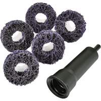 Scotch-Brite Roloc Pro Brake Hub Cleaning Disc Kit, Extra Coarse Grit, Silicon Carbide Cam Industrial