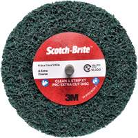Scotch-Brite Clean and Strip XT Pro Extra Cut Disc XC-DC, 4" Dia., Extra Coarse Grit, Aluminum Oxide Cam Industrial