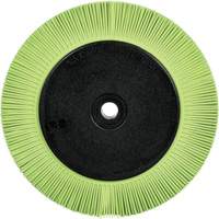 Scotch-Brite Type S Precision Radial Bristle Brush PN-RB with Flange, Ceramic, 50+ Grit, 8" Dia. Cam Industrial