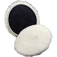 Finesse-it Natural Buffing Pad 82531, 7" Dia., Wool Cam Industrial