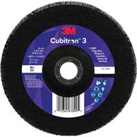 Disque &agrave; lamelles plate 1169F Cubitron 3, 7" x 7/8", Type T27, Grain 40+, C&eacute;ramique Cam Industrial