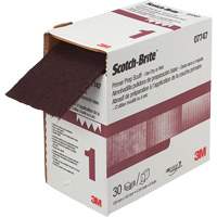 Pr&eacute;paration de la couche d'appr&ecirc;t VFN Scotch-Brite, 4-3/4" x 180", Oxyde d'aluminium Cam Industrial