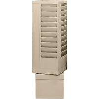 Pr&eacute;sentoirs, Rotatif, 44 fentes, Acier, 14-1/8" la x 14-1/8" p x 48-1/2" h Cam Industrial