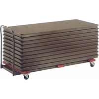 Flat Stacking Table Caddies, 97.5" W x 31.25" D x 36.25" H Cam Industrial
