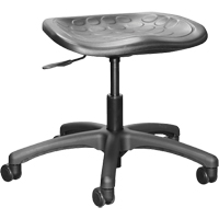 Shoptech Ergonomic Industrial Stools, Mobile, Adjustable Height, 275 lbs. Capacity Cam Industrial