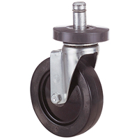 5" Rubber Caster Kit Cam Industrial
