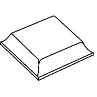 Bumpon Tapered Square Protective Bumpers Cam Industrial