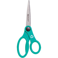 KleenEarth&reg; Recycled Scissors, 8", Rings Handle Cam Industrial