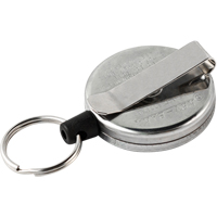 D&eacute;rouleurs autor&eacute;tractables originaux #485-HDK, Chrome, C&acirc;ble 48", Fixation Agrafe de ceinture Cam Industrial