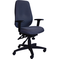 Cierra Petite Series Ergonomic Chairs, Fabric, Grey, 300 lbs. Capacity Cam Industrial