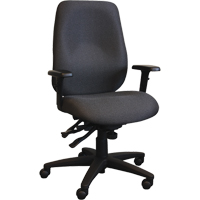 Cierra Ergonomic Chairs, Fabric, Black, 275 lbs. Capacity Cam Industrial