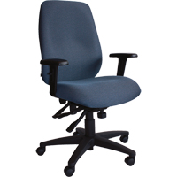 Cierra Ergonomic Chairs, Fabric, Blue, 250 lbs. Capacity Cam Industrial