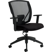 Task Chairs, Fabric, Black, 300 lbs. Capacity Cam Industrial