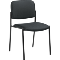 Chaises sans accoudoirs empilables, Tissu, Hauteur 32", Capacit&eacute; 300 lb, Charbon Cam Industrial