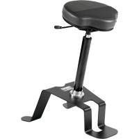 Chaise ergonomique assis-debout TA 200, Vinyle Si&egrave;ge, Noir Cam Industrial