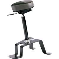 Chaise ergonomique assis-debout TA180, Vinyle Si&egrave;ge, Noir Cam Industrial