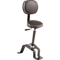 Chaise ergonomique assis-debout TA300, Position assise/debout, Vinyle Si&egrave;ge, Noir Cam Industrial