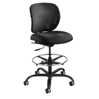 Tabouret robuste Vue, Nylon, Noir, Capacit&eacute; 350 lb Cam Industrial