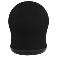 Zenergy Swivel Ball Chair, Mesh, Black, 250 lbs. Capacity Cam Industrial