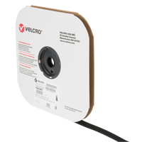 Ruban d'attaches, Crochet, 25 vg x 3/4", Cousu, Noir Cam Industrial