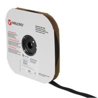 Ruban d'attaches, Boucle, 25 vg x 1", Cousu, Noir Cam Industrial
