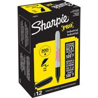 Pro Permanent Marker, Black, Fine Tip Cam Industrial