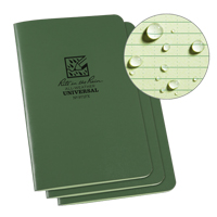 Carnet de notes, Couverture souple, Vert, 48 Pages, 4-5/8" , 7"  Cam Industrial