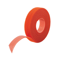 Ruban pour gestion des c&acirc;bles One-Wrap, Boucle et crochet, 25 vg x 3/4", Auto-aggripant, Orange Cam Industrial