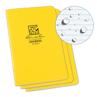 Notebook, Soft Cover, Yellow, 48 Pages, 4-5/8" W x 7" L Cam Industrial