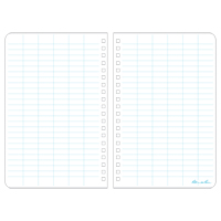 Side-Spiral Notebook, Soft Cover, Yellow, 64 Pages, 4-5/8" W x 7" L Cam Industrial