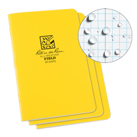 Notebook, Soft Cover, Yellow, 48 Pages, 4-5/8" W x 7" L Cam Industrial