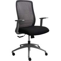 Era Series Adjustable Office Chair, Fabric/Mesh, Black, 275 lbs. Capacity Cam Industrial