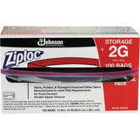 Ziploc&reg; Double Zip Food Storage Bags Cam Industrial