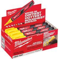Inkzall Paint Marker, Liquid, Yellow Cam Industrial