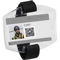 Squids&reg; 3386 Vinyl Armband ID Badge Holder Cam Industrial