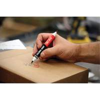 Markal&reg; Dura-Ink&reg; Dual Colour Permanent Ink Marker, Black/Red, Bullet Tip Cam Industrial