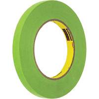 Scotch&reg; Performance Masking Tape 233+, 12 mm (1/2") x 55 m (180'), Green Cam Industrial