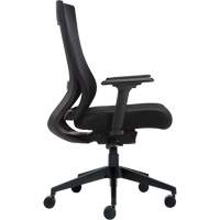 High-Back Weight-Sensing Synchro-Tilter, Mesh, Black Cam Industrial