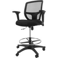 Tabouret de travail en maille, Mobile, Ajustable Hauteur, Capacit&eacute; 450 lb Cam Industrial