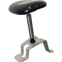 TA200 Sit-Stand Stool, Vinyl, Black, 280 lbs. Capacity Cam Industrial