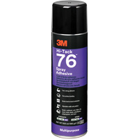 76 High Tack Adhesive, Clear, Aerosol Can Cam Industrial