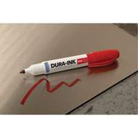 Marqueur Dura-Ink no 55, Rouge, Pointe Ciseau Cam Industrial